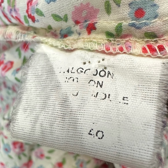 Custo Barcelona VTG Cotton Button Down Floral Short Sleeve Blouse - Picture 15 of 15